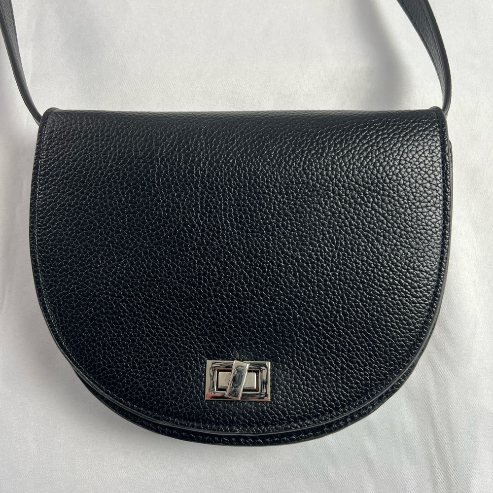 Steve Madden Black Adjustable Strap Vegan Crossbody Purse Concert Party Weekend